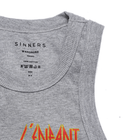 SINNERS ENFANT TERRIBLE TANK TOP HOMBRE GRIS
