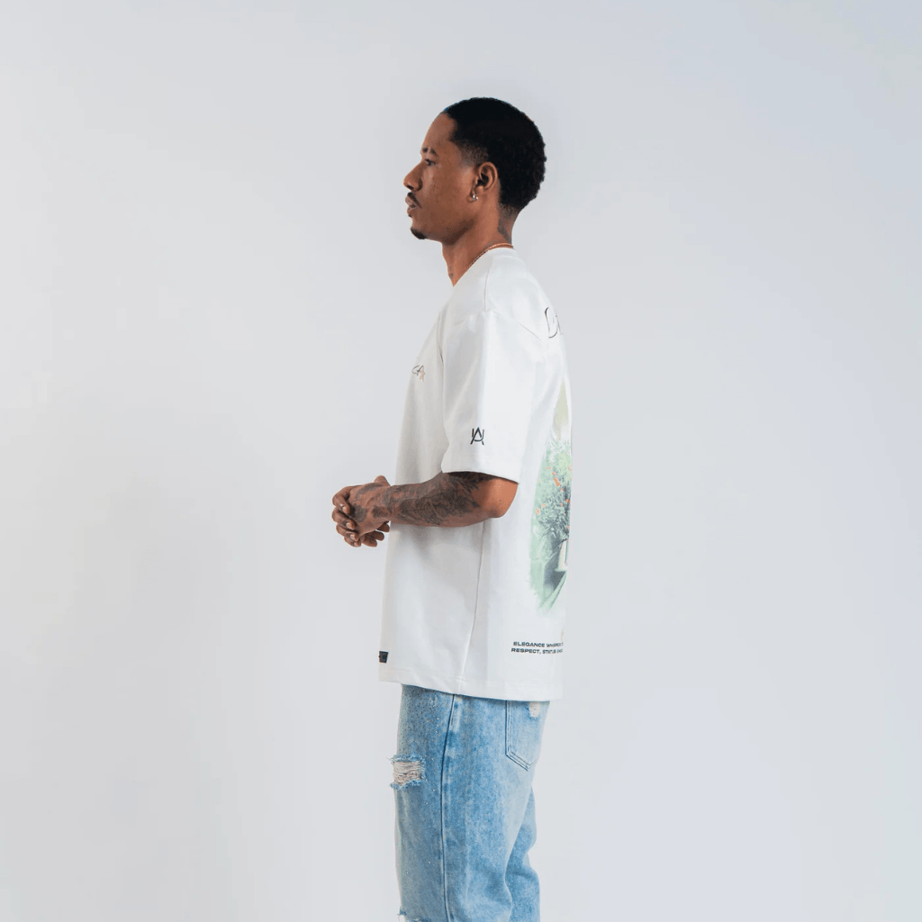AURUM STARS II WHITE SPORT CAMISETA OVERSIZED BLANCOS