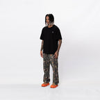 CREEP BRAND CAMISETA OVERSIZE BASICA PLACA NEGRA