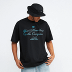 TRUE HEARTBEAT OVERSIZED CAMISETA NEGRA