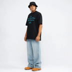 TRUE HEARTBEAT OVERSIZED CAMISETA NEGRA
