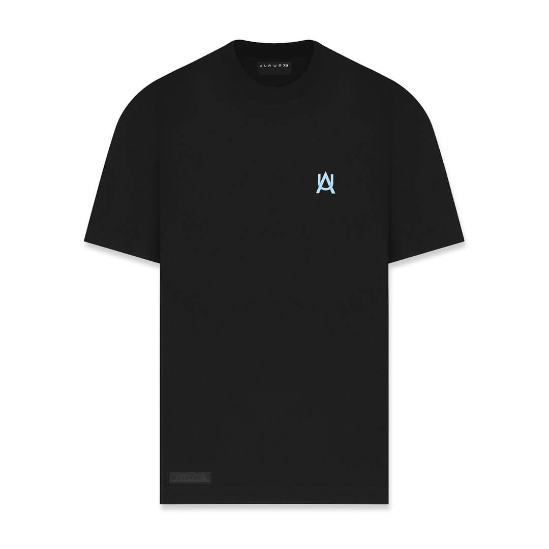 AURUM TIMELESS IMPACT CAMISETA SEMIOVERSIZED NEGRA