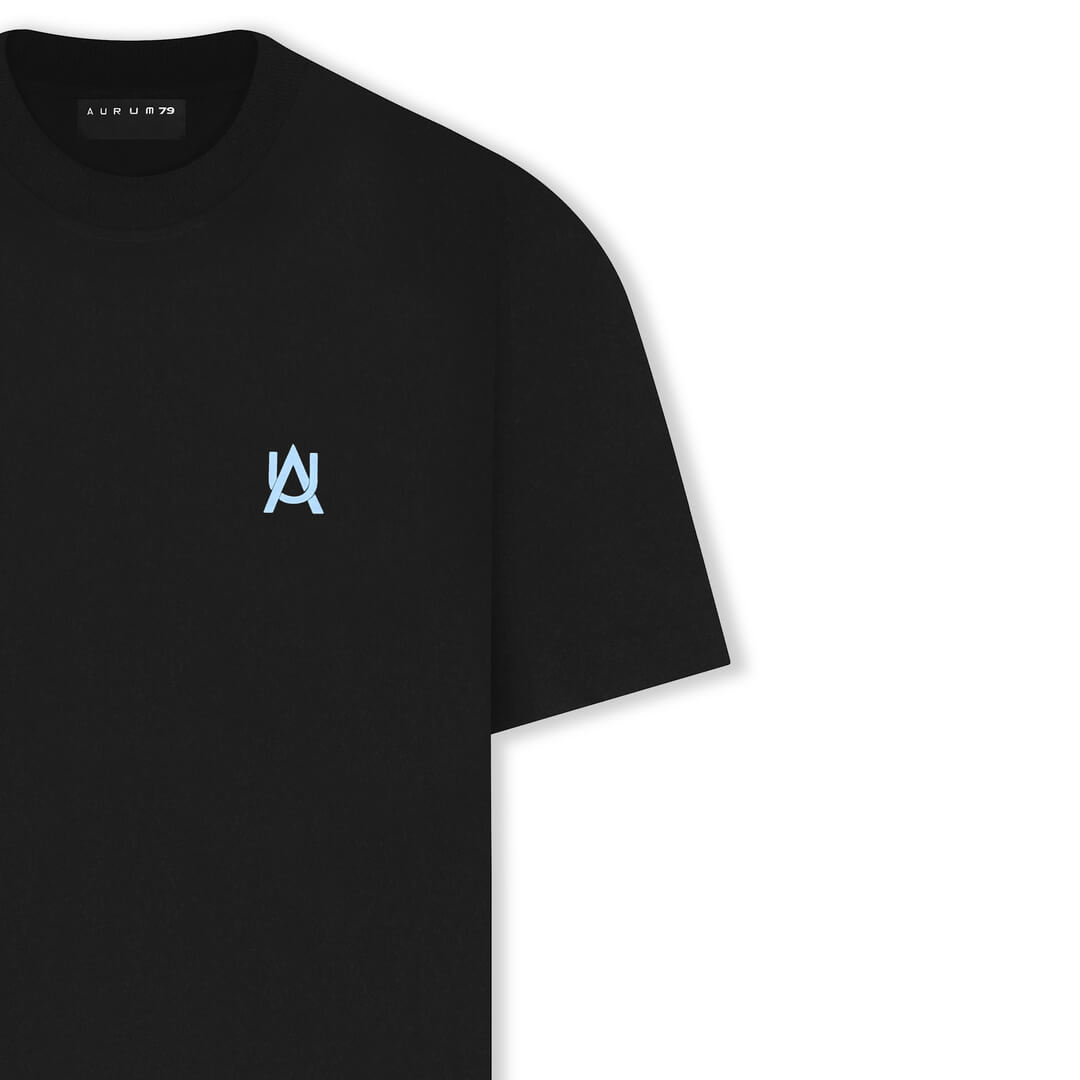AURUM TIMELESS IMPACT CAMISETA SEMIOVERSIZED NEGRA