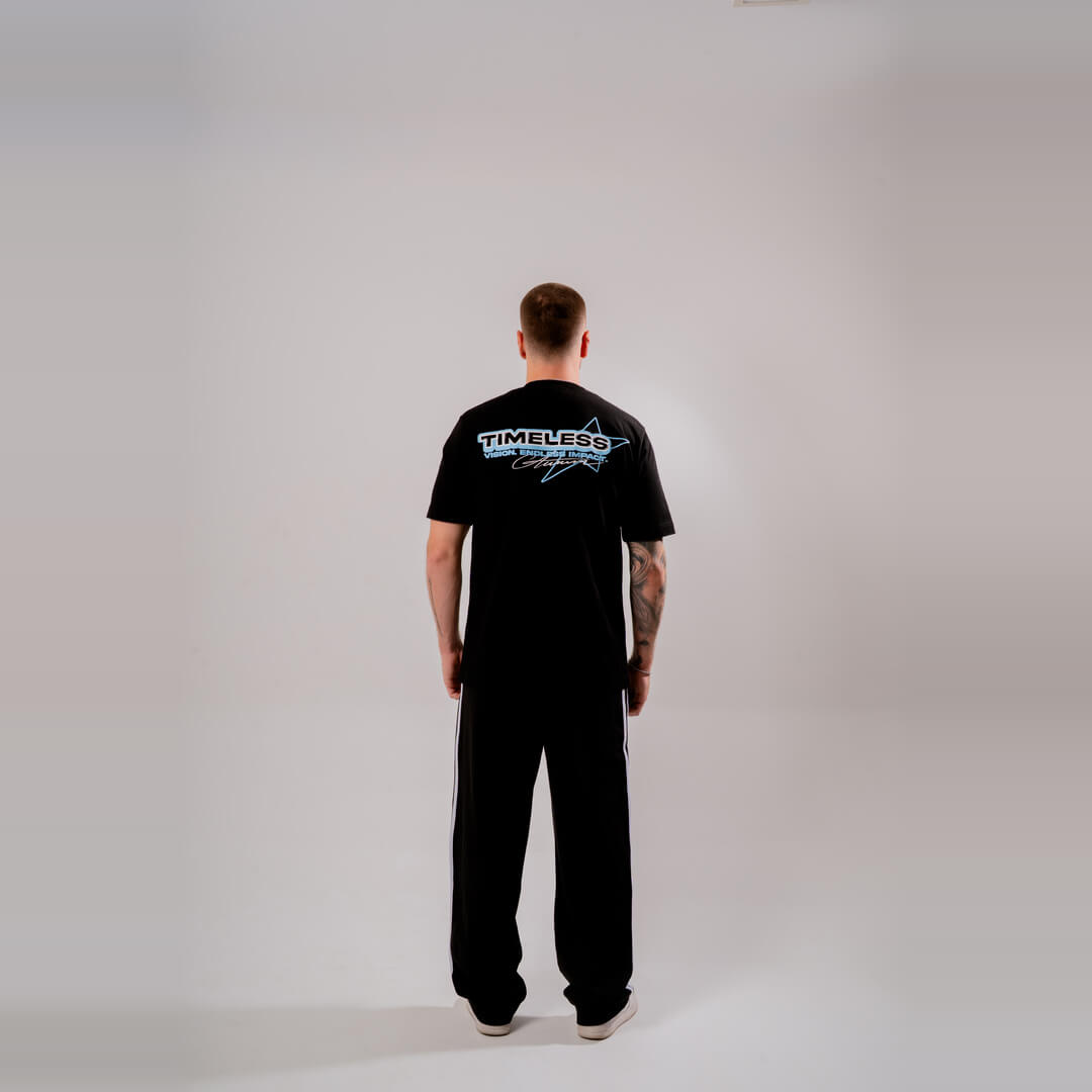 AURUM TIMELESS IMPACT CAMISETA SEMIOVERSIZED NEGRA