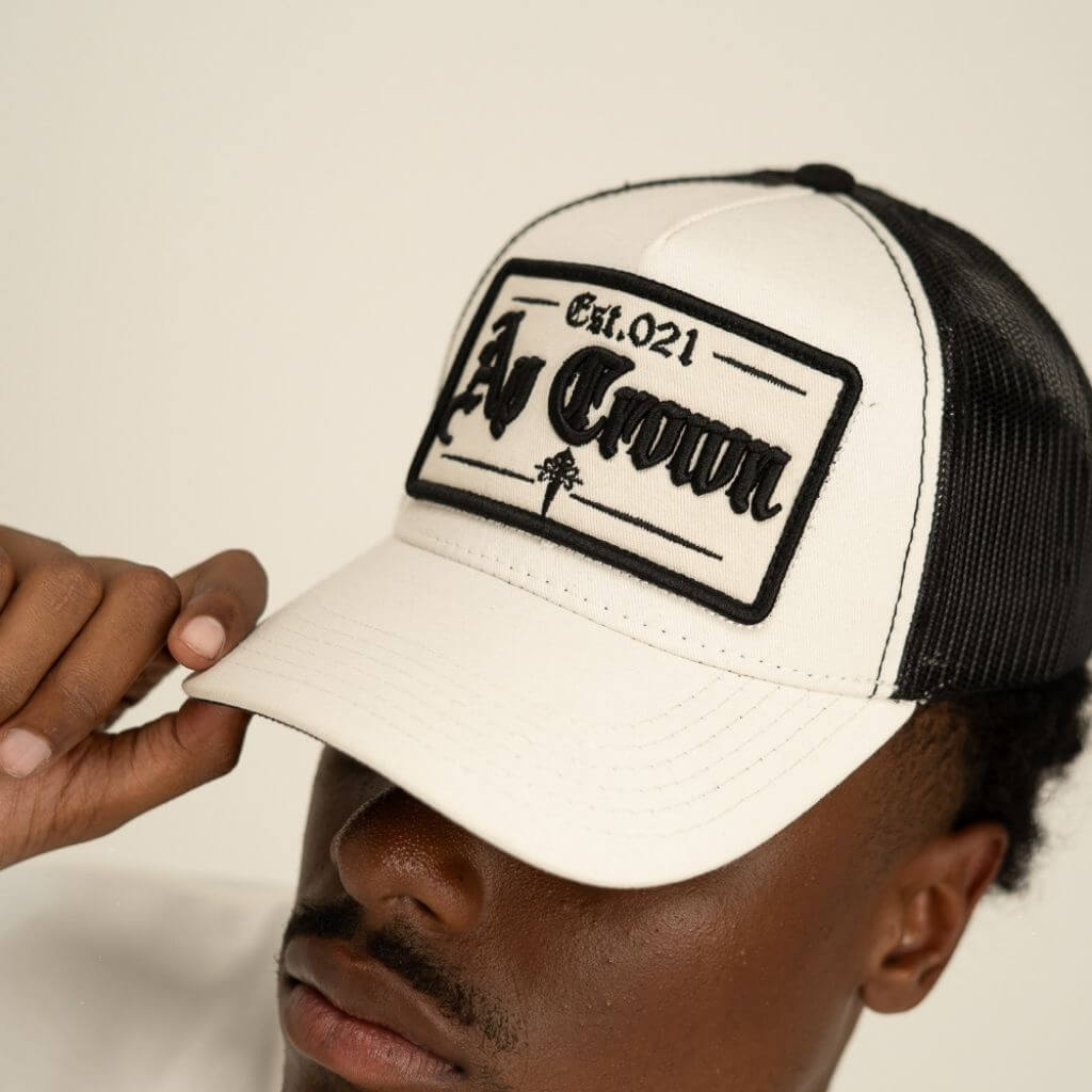 AP CROWN FIAT LUX LINEA GORRA CAMIONERA AJUSTABLE TRUCKER BEIGE