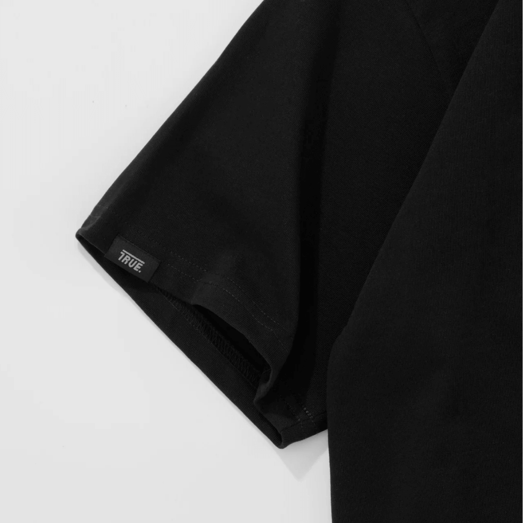 TRUE HEARTBEAT OVERSIZED CAMISETA NEGRA