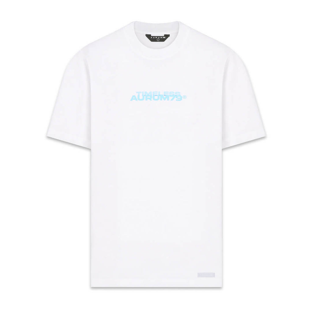 AURUM TIMELESS GOLDEN ERA CAMISETA SEMIOVERSIZED BLANCA