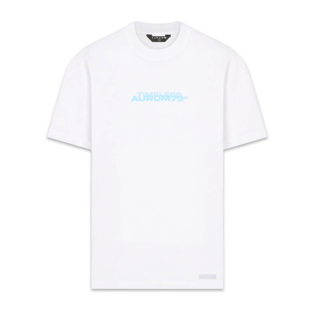 AURUM TIMELESS GOLDEN ERA CAMISETA SEMIOVERSIZED BLANCA
