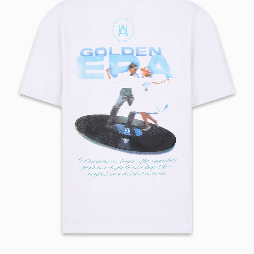 AURUM TIMELESS GOLDEN ERA CAMISETA SEMIOVERSIZED BLANCA