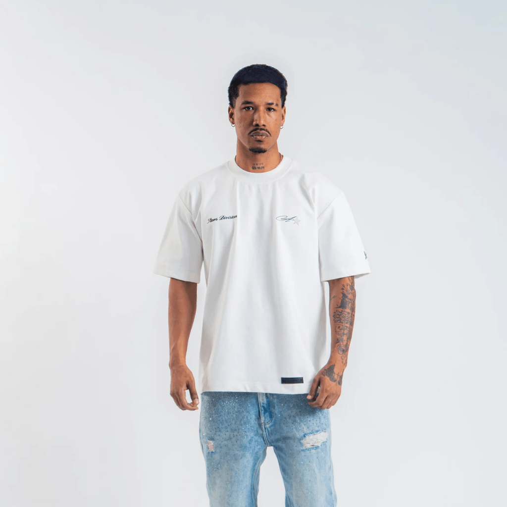AURUM STARS II WHITE SPORT CAMISETA OVERSIZED BLANCOS