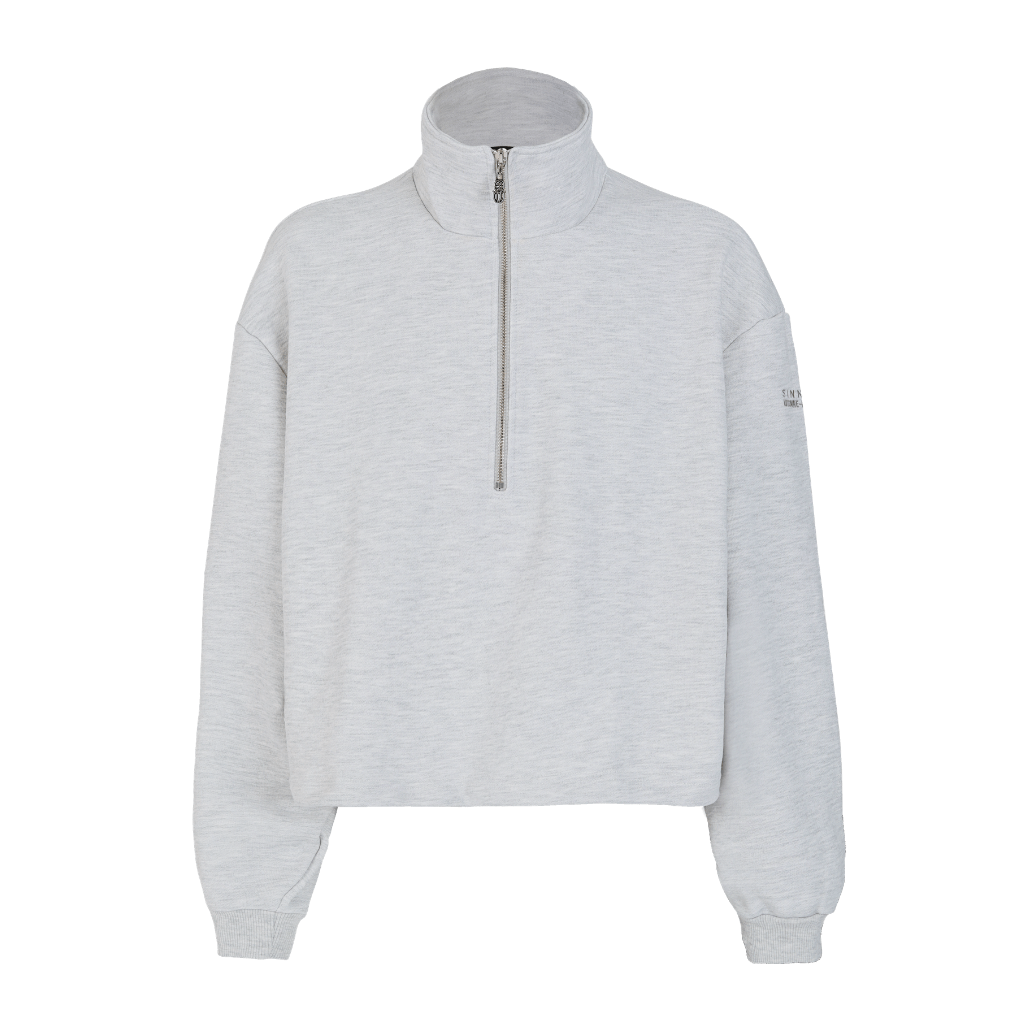 SINNERS QUARTER ZIP SACO GRIS CLARO