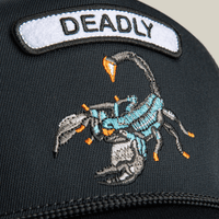 GOORIN BROS GB2 DEADLY SCORPION GORRA CAMIONERA  AJUSTABLE NEGRA