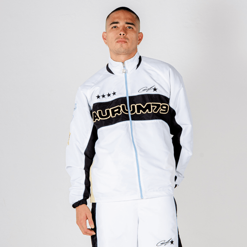 AURUM RACING STARS CHAQUETA TRACK 79 JACKET BLANCA