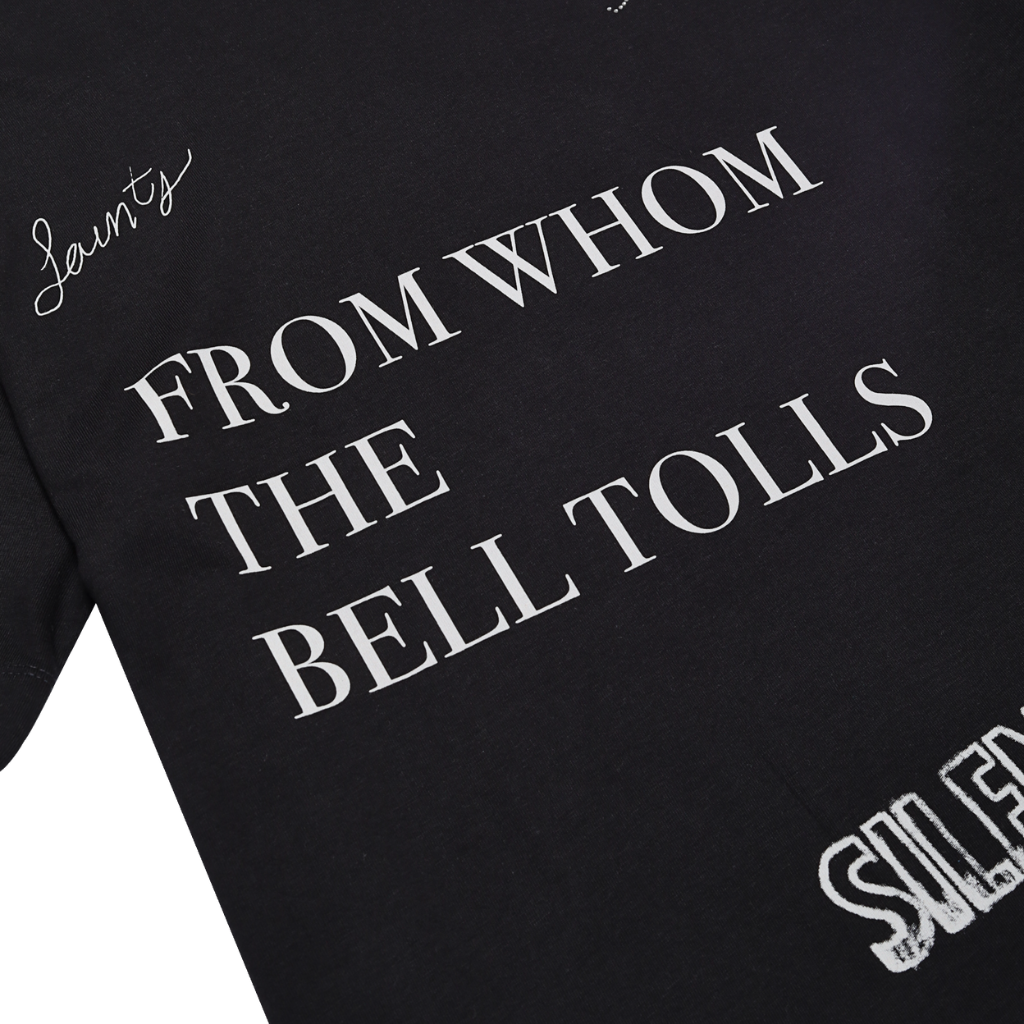 SINNERS FW25 CHAMPAGNE CAMISETA OVERSIZE NEGRA