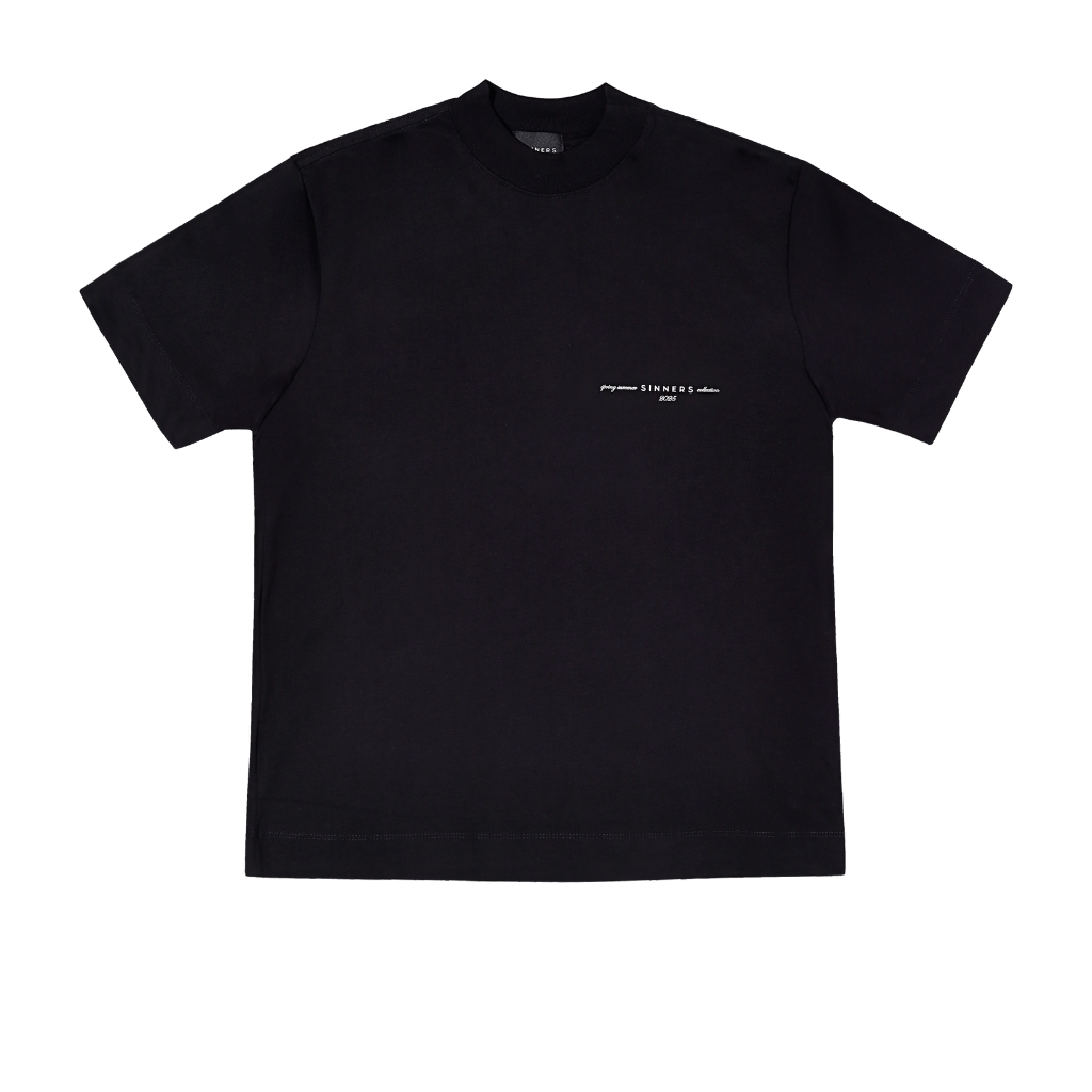 SINNERS GARMENTS CAMISETA REGULAR NEGRA