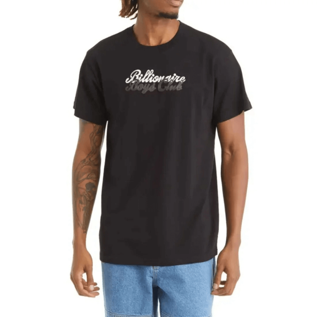 BILLIONAIRE BOYS CLUB BB CLUB CAMISETA NEGRA