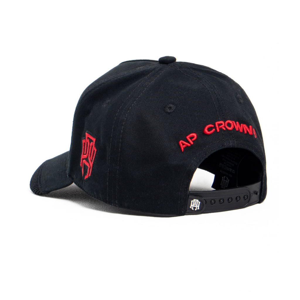 AP CROWN GODS LANGUAGE AURA GORRA AJUSTABLE NEGRA