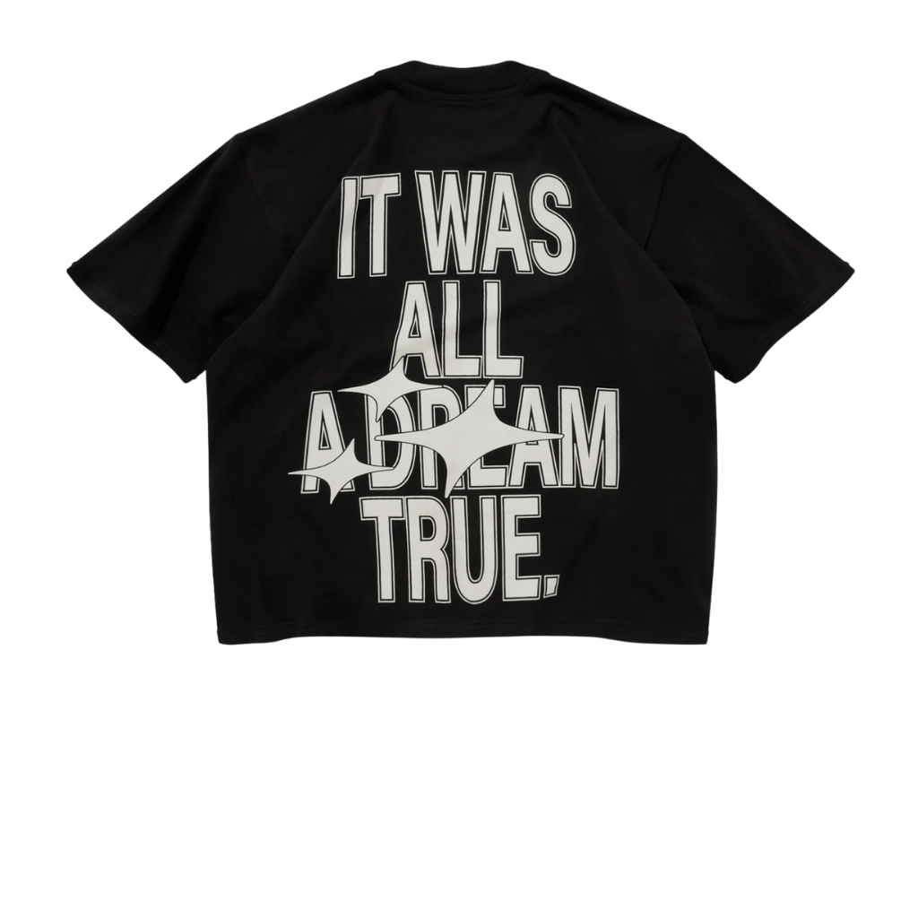 TRUE DREAMS CAMISETA BOXY NEGRA