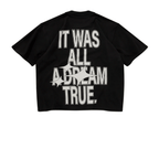 TRUE DREAMS CAMISETA BOXY NEGRA