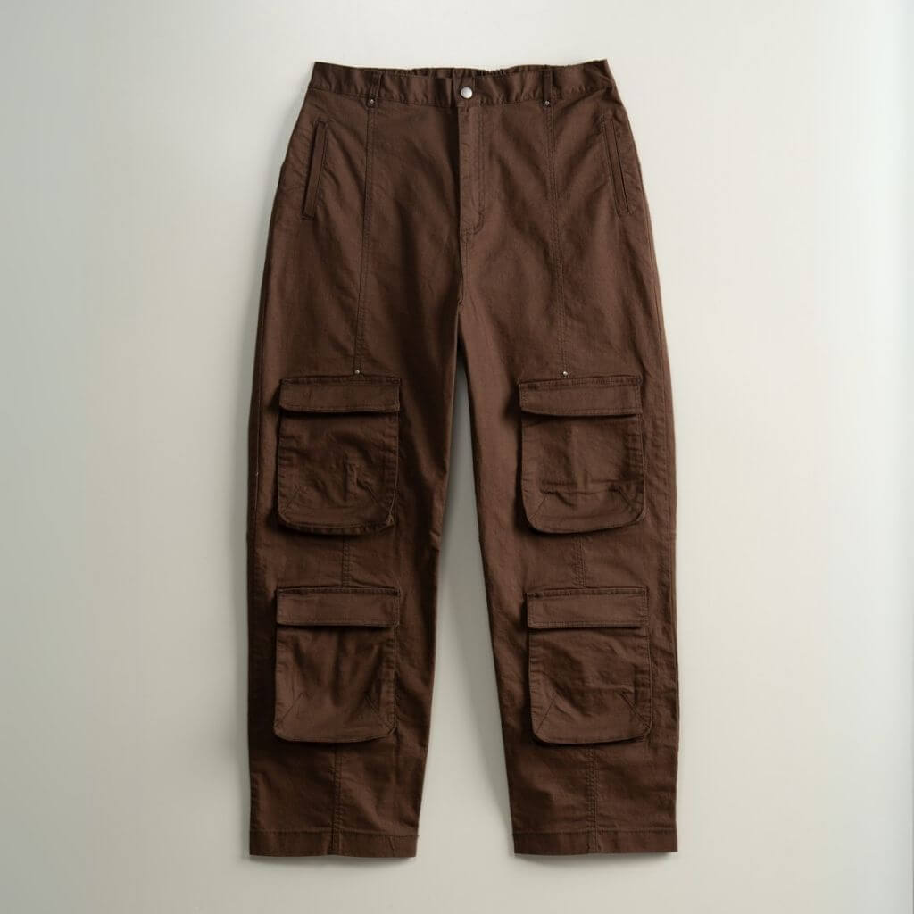 AP CROWN FIAT LUX ORBIS PANTS OVERSIZE CAFE