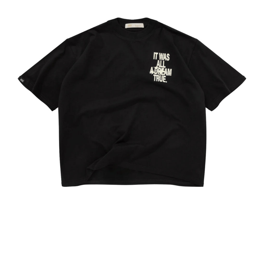 TRUE DREAMS CAMISETA BOXY NEGRA