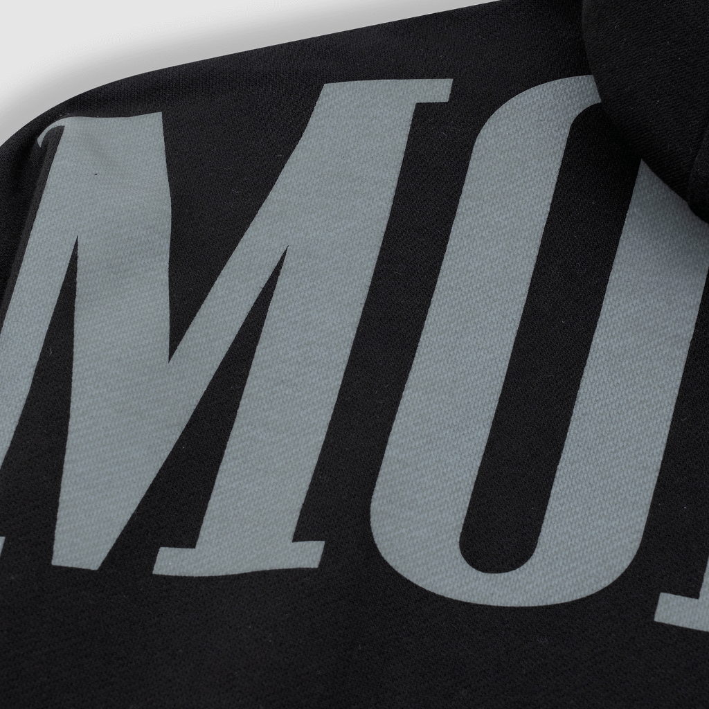 MONOIC TUTTO BENE I HOODIE OMBRA NEGRO OSCURO