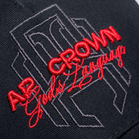 AP CROWN GODS LANGUAGE AURA GORRA AJUSTABLE NEGRA