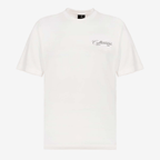 CULTURE WISE KONBINI CAMISETA BLANCA CRURSIVE LOGO CLASSIC VERDE