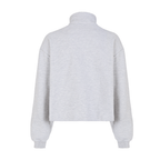 SINNERS QUARTER ZIP SACO GRIS CLARO