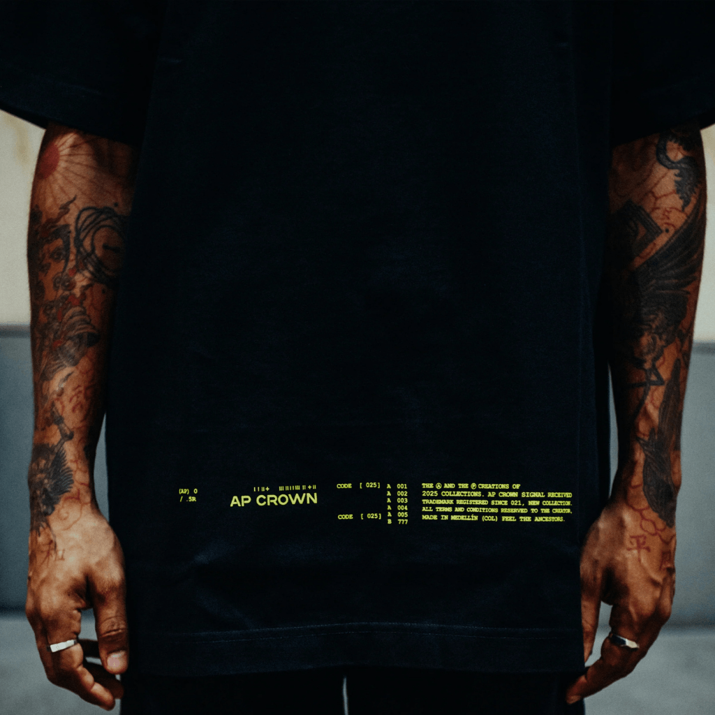 AP CROWN SIGNAL CAMISETA ZERO BLACK REGULAR NEGRO