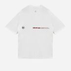 SON OF SON DALLAS TEXAS HERITAGE LOGO CAMISETA OVERSIZED BLANCA