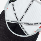CULTUREWISE TWO STROKE SAINTS GORRA AJUSTABLE TRUCKER NEGRA