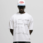 MONOIC TUTTO BENE 2 CAMISETA BOXY FIT DUE MARTINI BLANCO HUESO