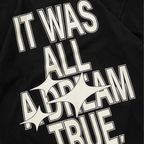 TRUE DREAMS CAMISETA BOXY NEGRA