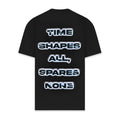 AURUM TIMELESS TIME SHAPES CAMISETA SEMIOVERSIZED NEGRA