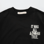 TRUE DREAMS CAMISETA BOXY NEGRA