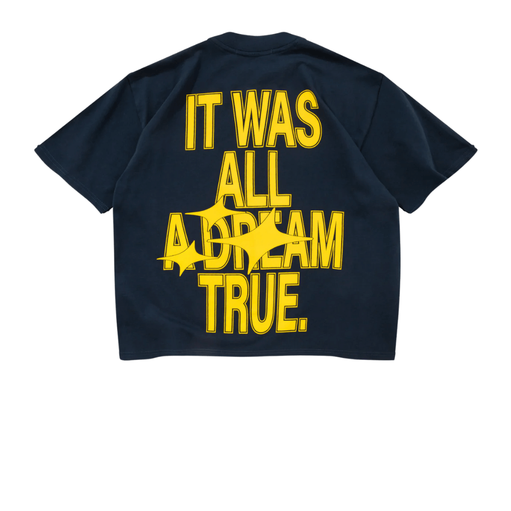 TRUE DREAMS CAMISETA BOXY AZUL