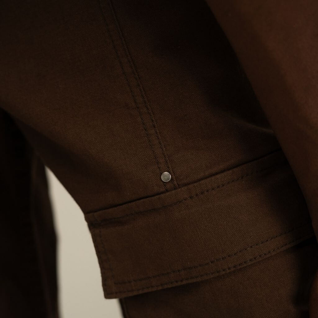 AP CROWN FIAT LUX ORBIS PANTS OVERSIZE CAFE