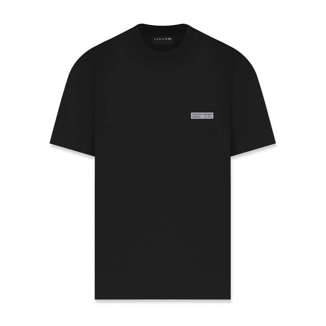 AURUM TIMELESS ARKADE CAMISETA OVERSIZE NEGRA