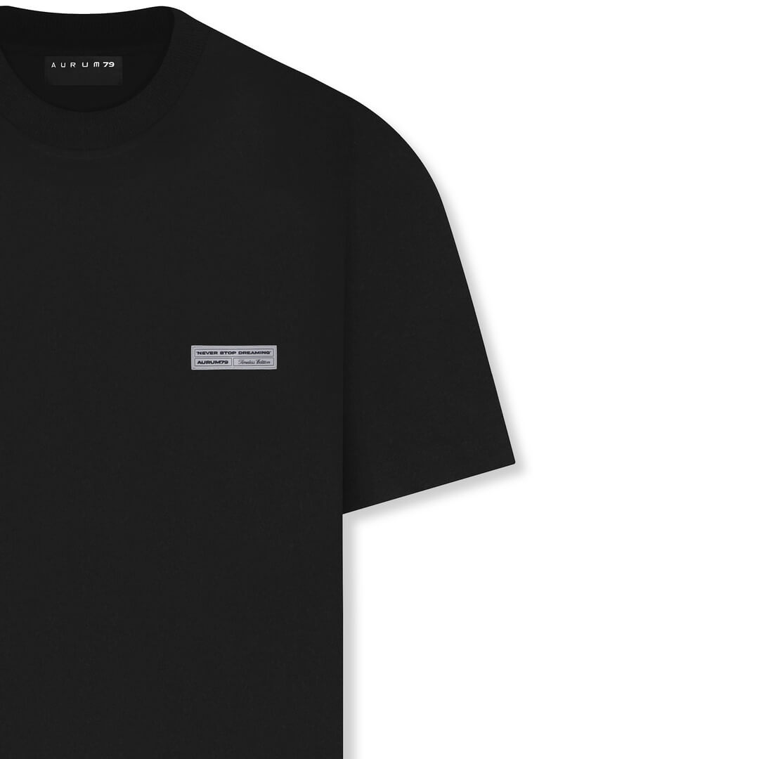 AURUM TIMELESS ARKADE CAMISETA OVERSIZE NEGRA