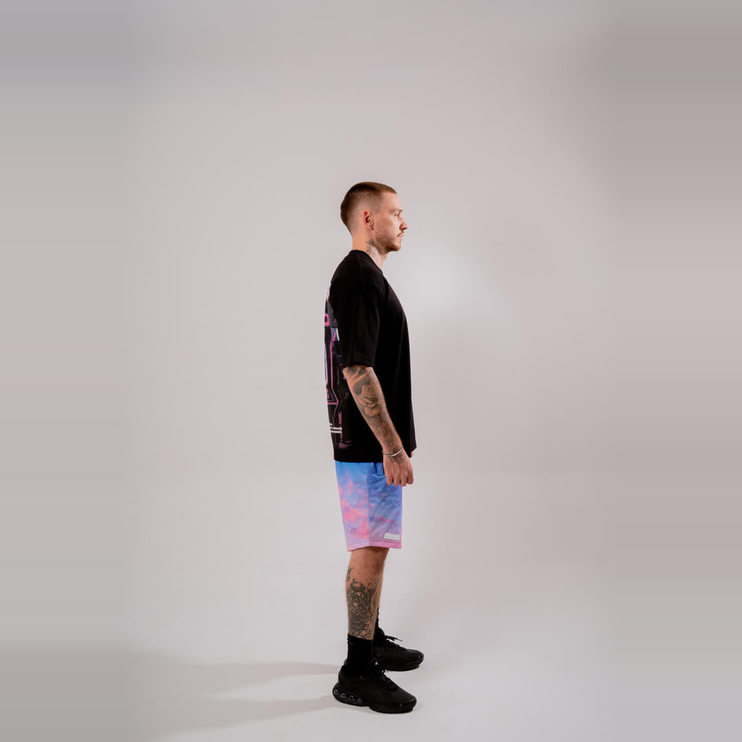 AURUM TIMELESS ARKADE CAMISETA OVERSIZE NEGRA