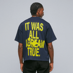 TRUE DREAMS CAMISETA BOXY AZUL