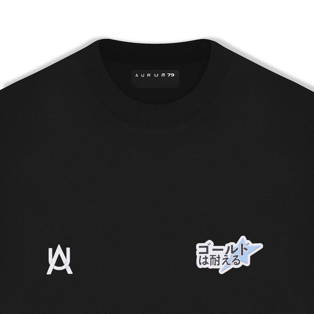 AURUM TIMELESS 2000S CAMISETA OVERSIZE NEGRA