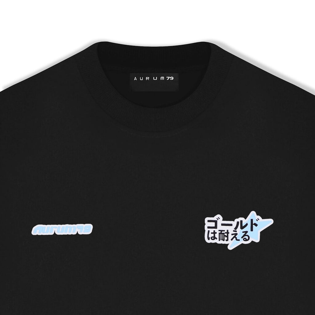 AURUM TIMELESS NOSTALGIA CAMISETA OVERSIZE NEGRA