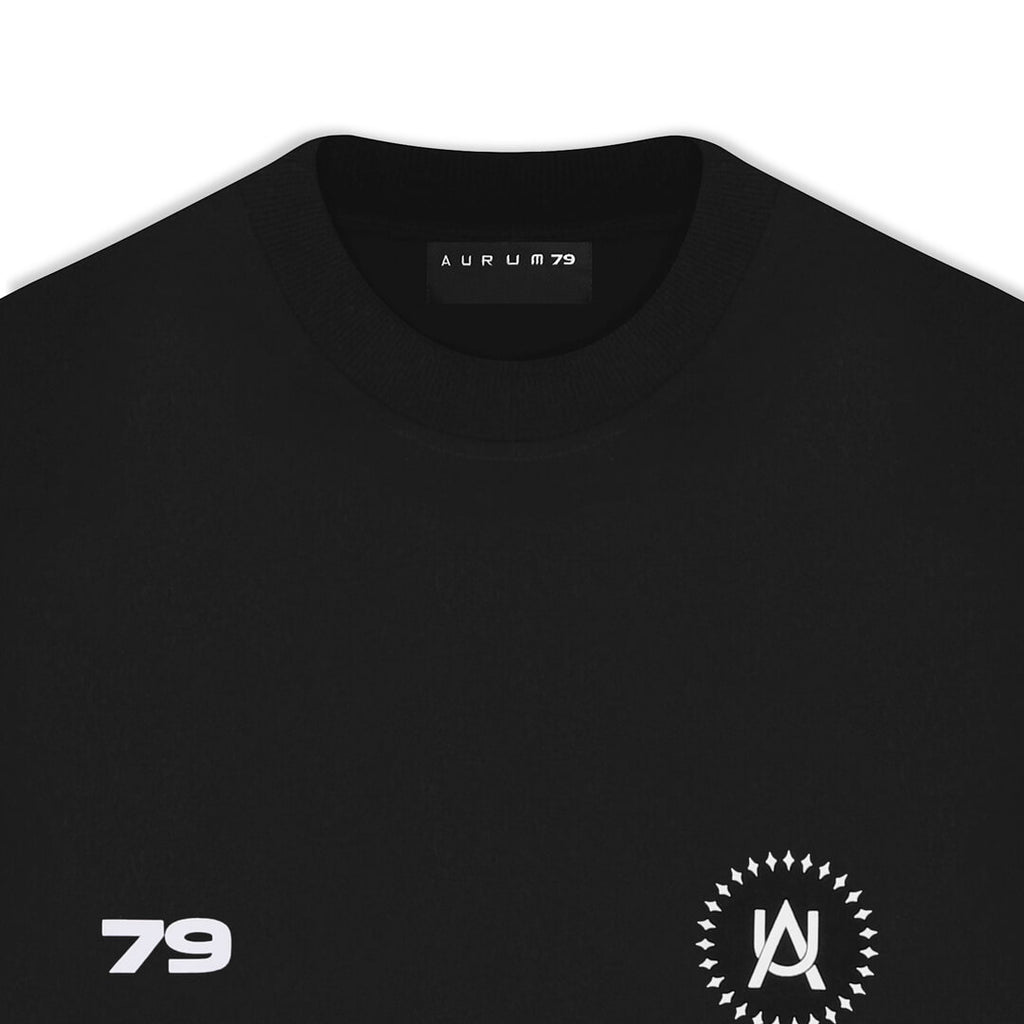 AURUM TIMELESS UMBRELLA CAMISETA OVERSIZE NEGRA