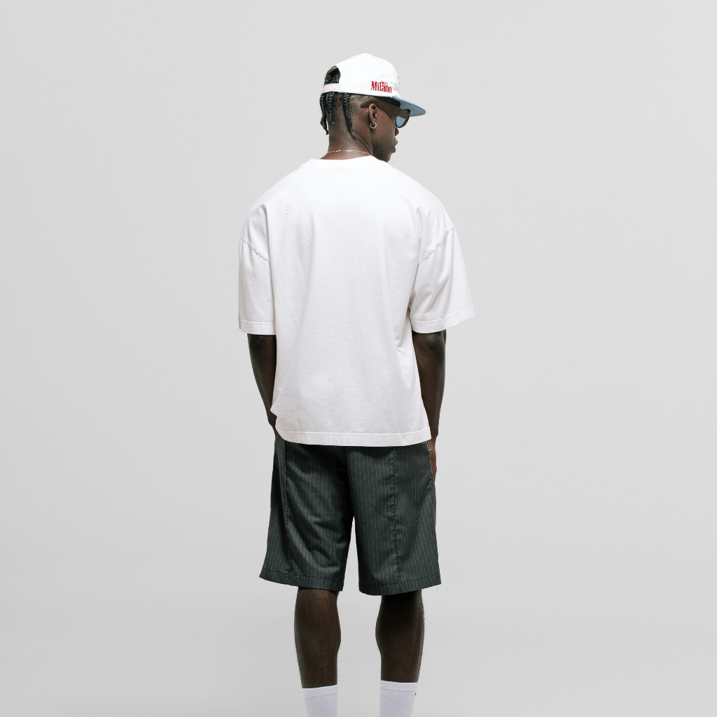 MONOIC TUTTO BENE 2 CAMISETA BOXY FIT DUE MARTINI BLANCO HUESO