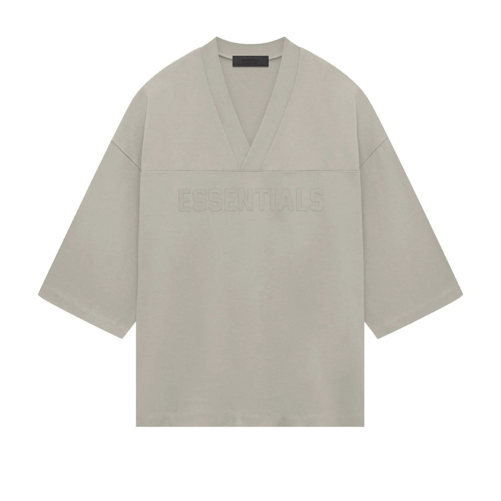 FEAR OF GOD ESSENTIALS JERSEY OVERSIZED GRIS