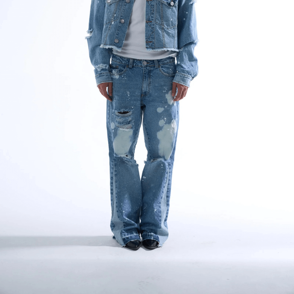 SINNERS ICE FLARED JEANS