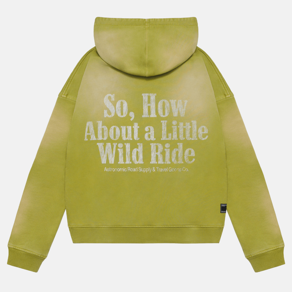 ASTRONOMIC CAN I GET A RIDE? WILD RIDE BUZO OVERSIZED VERDE