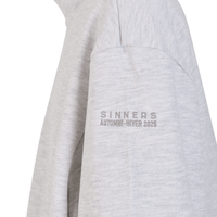 SINNERS QUARTER ZIP SACO GRIS CLARO